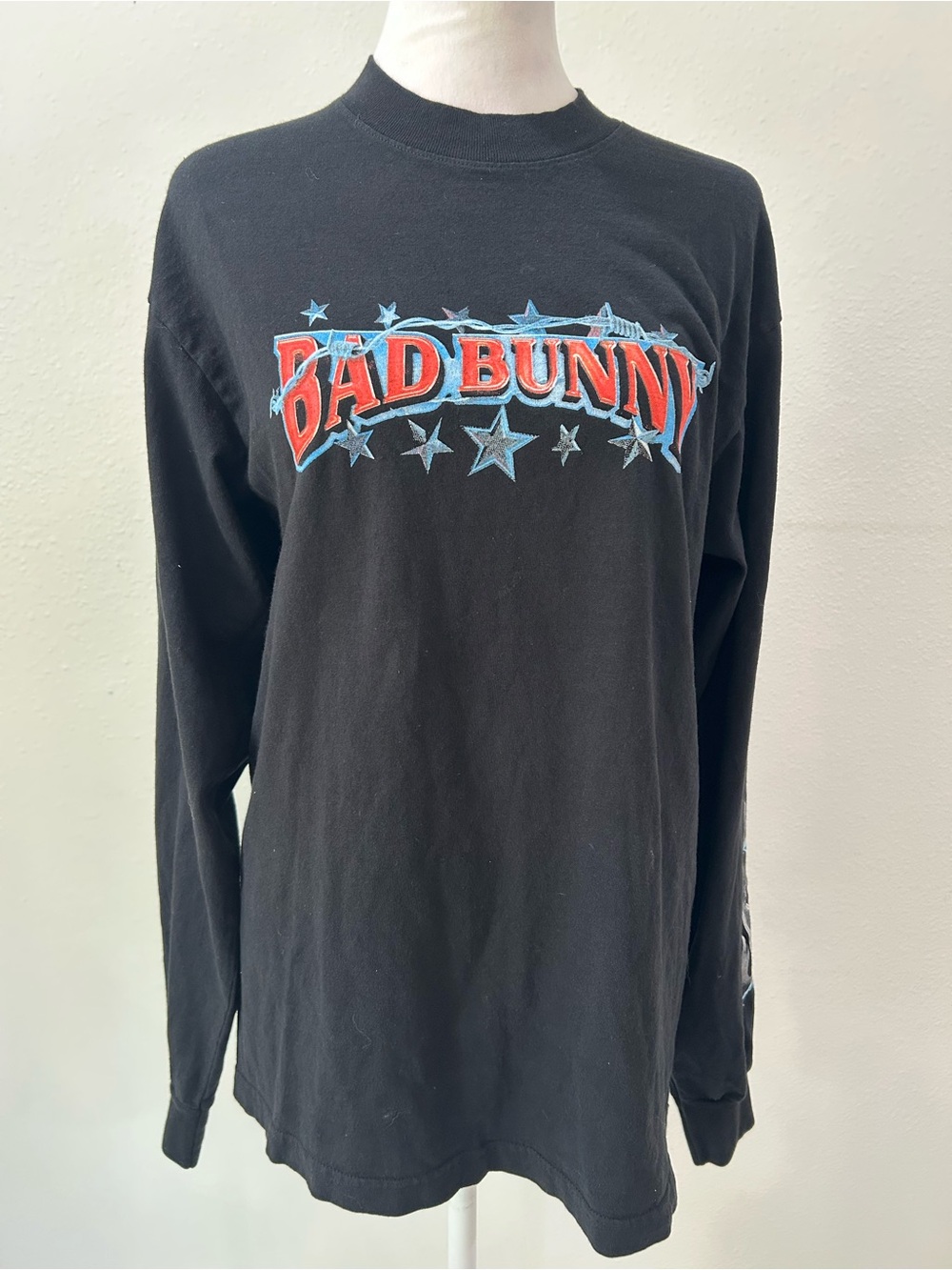 Bad Bunny “El Último Tour Del Mundo” 2022 Concert Tour Black Long Sleeve Shirt
